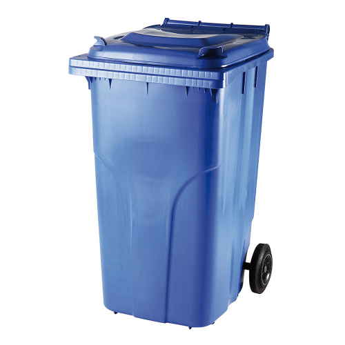 240 literes műanyag hulladéktároló-kék