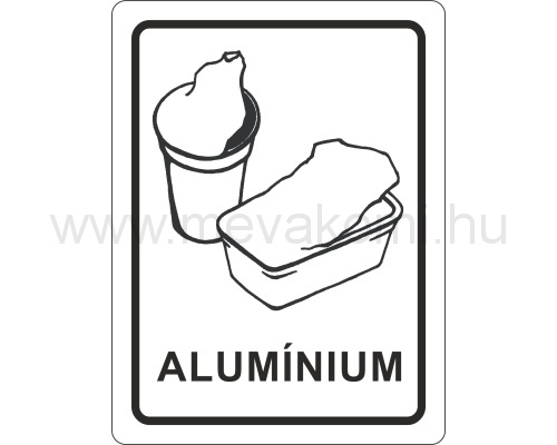 Öntapadó matricák - alumínium