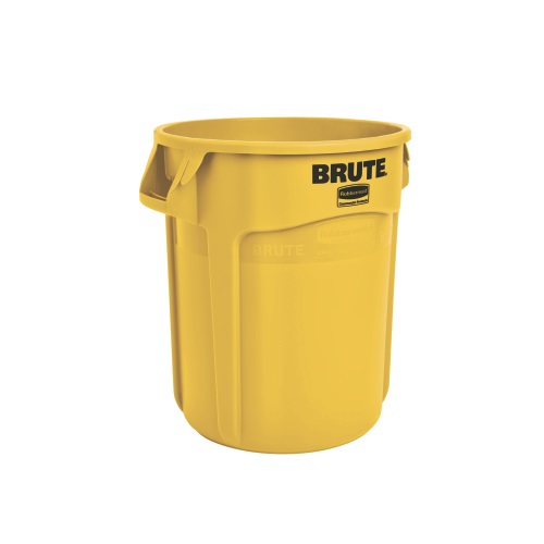 Round Brute - műa. hulladékgyűjtő, 75,7 l, sárga