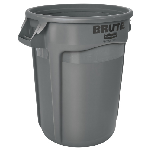 Round Brute - műa. hulladékgyűjtő, 121,1 l, szürke