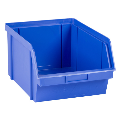Műanyag tároló doboz 300x200x142-kék
