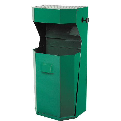 50 literes fém hulladékgyűjtő - zöld
