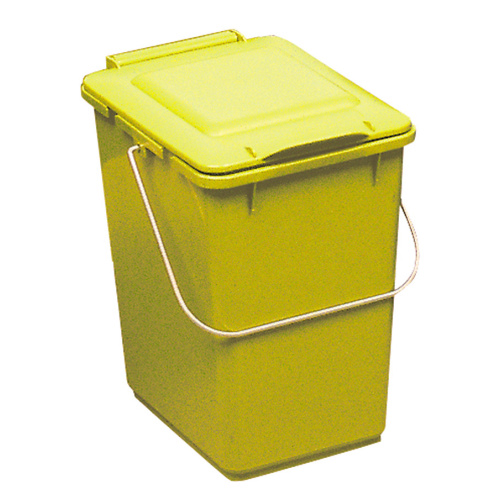 10 literes műanyag hulladéktároló (Kliko) - sárga