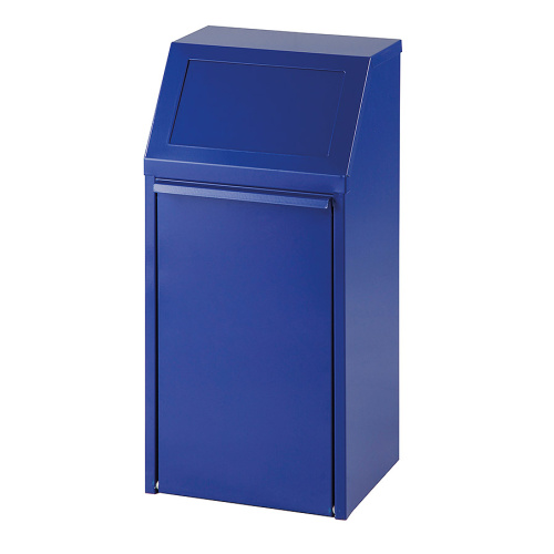 40 literes fém hulladékgyűjtő - kék