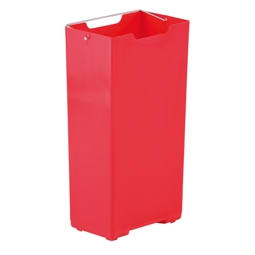 25 literes műanyag pedálos kosár-betét - piros