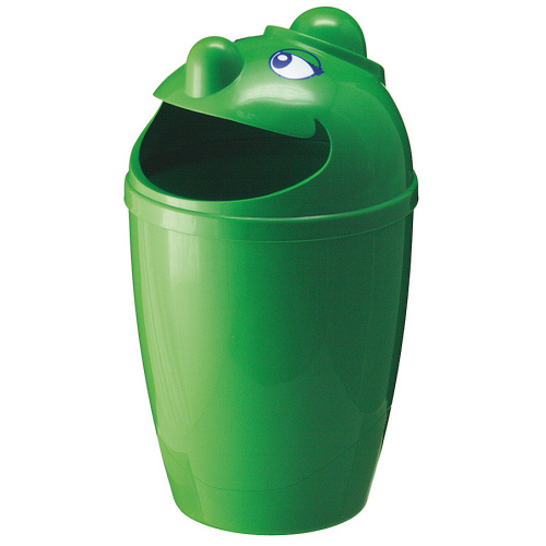 Smiley hulladékgyűjtő-zöld