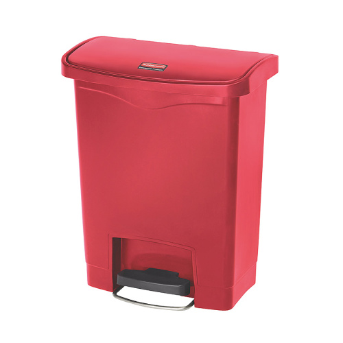 Lábpedálos hulladéktároló - piros 30 l