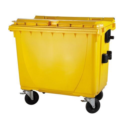770 literes műanyag konténer - sárga